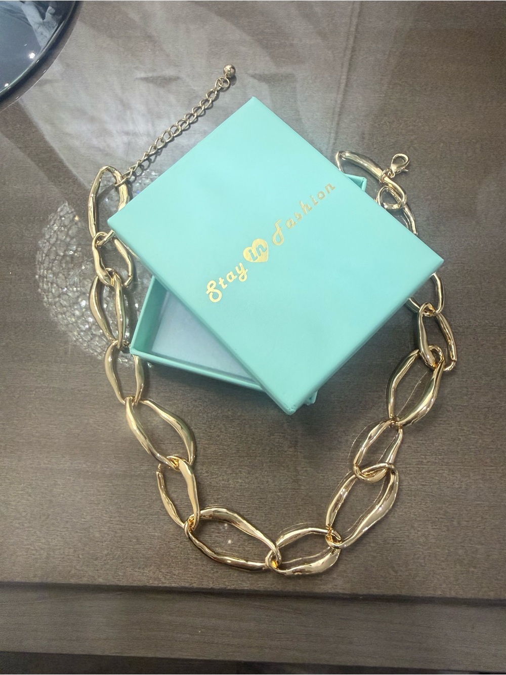 Gold Link Chain Necklace - Women Jewelry